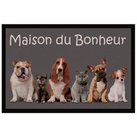  tapis d'entree 40x60 cm antiderapant faimlle ch…