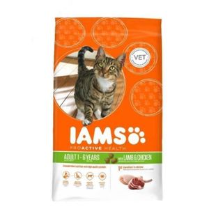 IAMS Croquettes ? l'agneau - Toutes races - 0,3kg - Pour chat adulte (x4)
