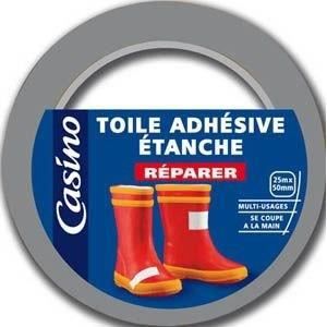 Toile Multiusage 25Mx50Mm Co Gris