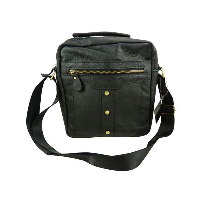 sac à main bandoulière cuir noir