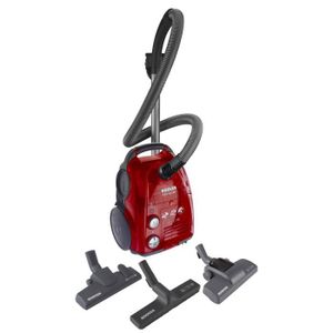 HOOVER SN70/SN41 Aspirateur traîneau avec ou sans sac ? 700W ? 77 dB ? A - Rouge