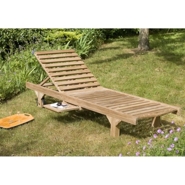 bain de soleil en teck massif achat vente chaise bain de soleil en teck massif achat vente chaise