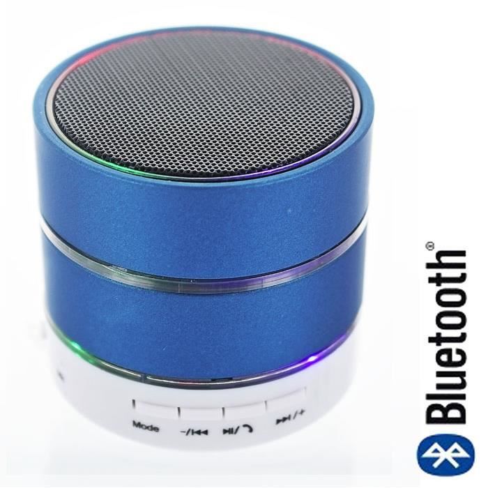 Mini Enceinte Bluetooth Bleu pour Asus ZenFone 2 ZE550ML enceintes
