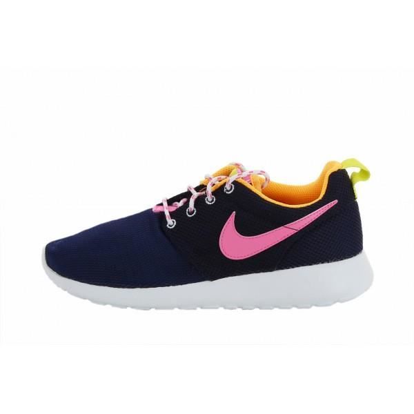Nike Roshe Run Baskets Bleu Nike Roshe Run Baskets Bleu
