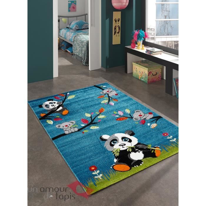 Tapis enfant achat / vente tapis enfant pas cher cdiscount Chambre bebe vert bleu