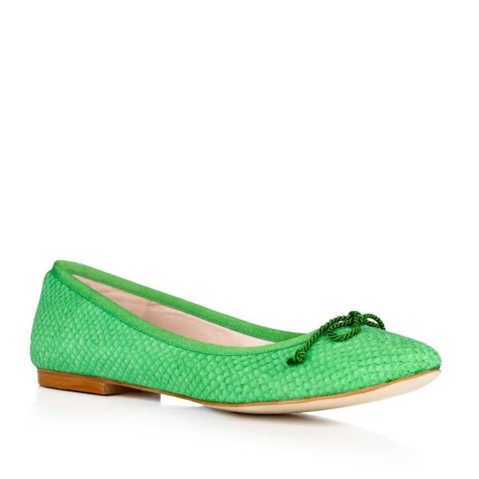 ballerines vertes femme