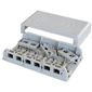 CABLE RESEAU - TELEPHONIE Boîte murale Ethernet 6x RJ45 Cat.6 STP GIGABIT