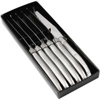 COUTEAU DE CUISINE  Lot de 6 Couteaux à steak Laguiole Inox