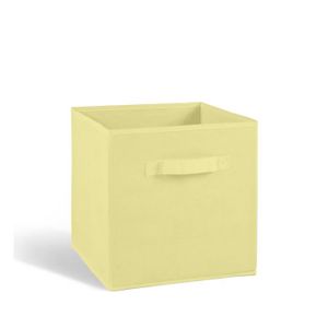 COMPO Tiroir de rangement en tissu beige 27x27x28 cm