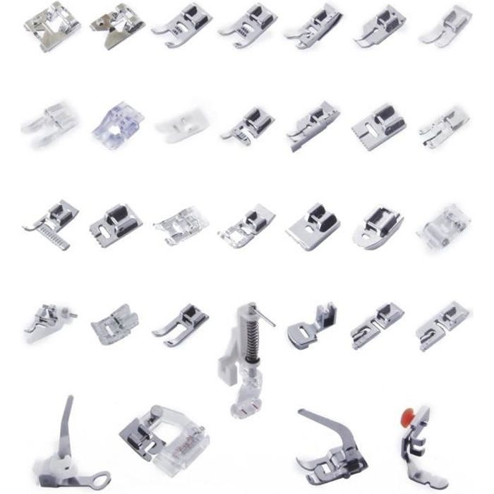 Set 32 Pieddebiche Pour Machine A Coudre Domestique Brother Singer Toyota Achat / Vente pied