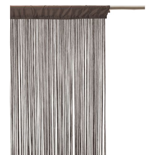 Rideau fils 140 x 300 cm Chocolat Achat / Vente rideau Polyester