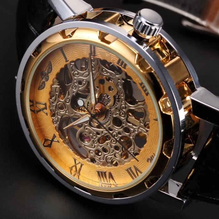 montre squelette homme diesel