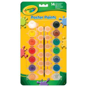 14 Pots de peinture lavable