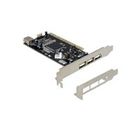 CARTE CONTROLEUR DeLock PCI card USB 2.0