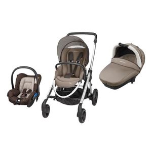BEBE CONFORT Poussette Combinée Trio Elea - Earth Brown