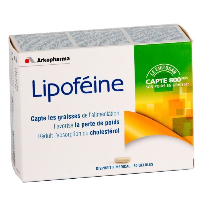 Arkopharma- Lipoféine -capteur de graisse chitosan - Achat Arkopharma- Lipoféine -capteur de graisse chitosan - Achat