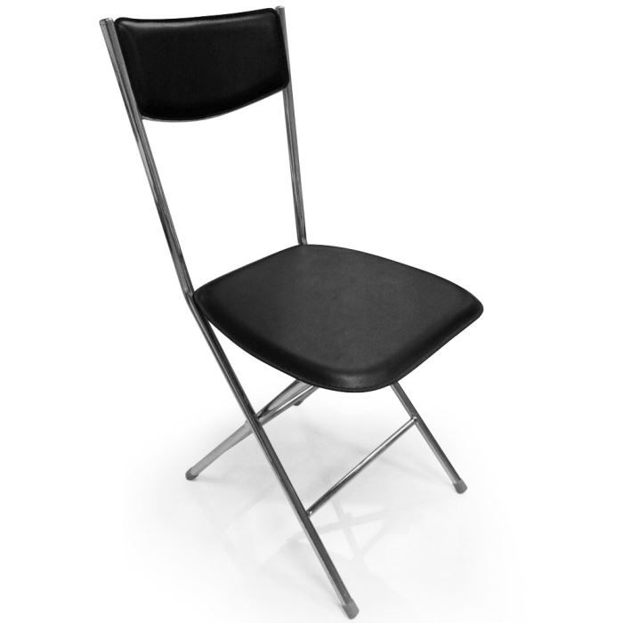 chaises pliantes Onix Noir Achat / Vente chaise Noir