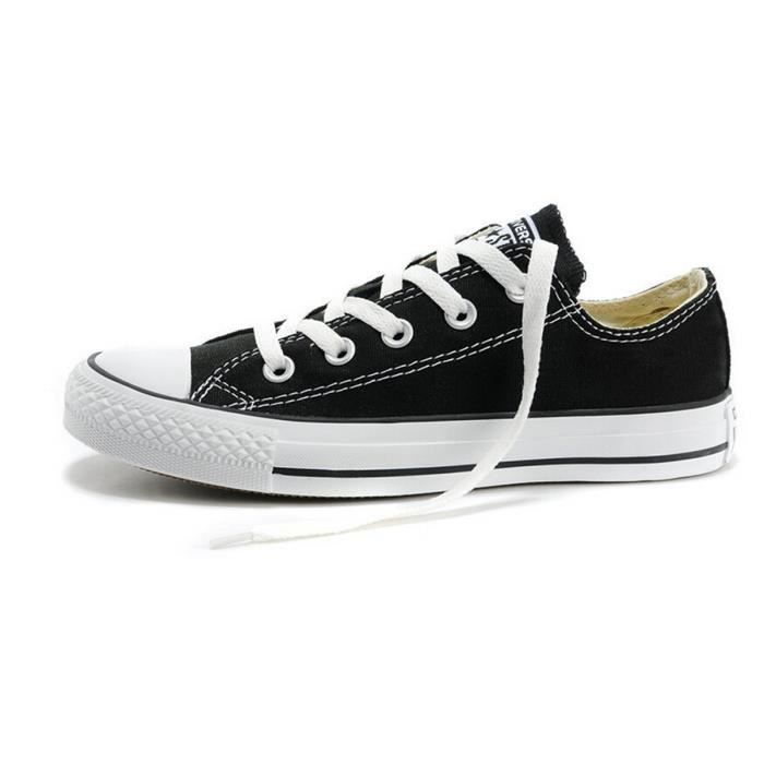 CONVERSE Baskets Chuck Taylor All Star basse Chaussure Mixte noir et