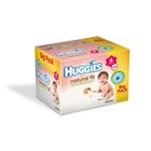 COUCHE-LANGE-LINGETTE BEBE HUGGIES Natural Fit Big Pack DRYLOCK Taille 4
