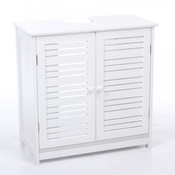 Meuble bas 2 portes salle de bain achat / vente meuble bas 2 ... Meuble sous lavabo brico depot