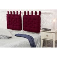 Tête de lit - Coussin capitonné lie- 50x60x6 cm Tête de lit - Coussin capitonné lie- 50x60x6 cm