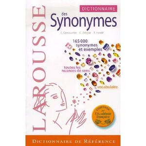 Dictionnaires Des Synonymes - Achat / Vente Dictionnaires Des Synonymes ...