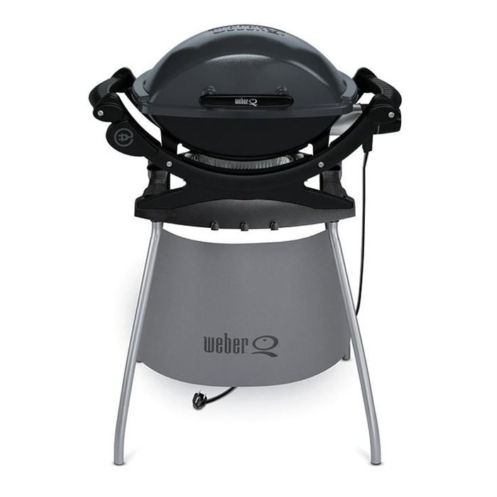 barbecue electrique q140 stand gris anthracite