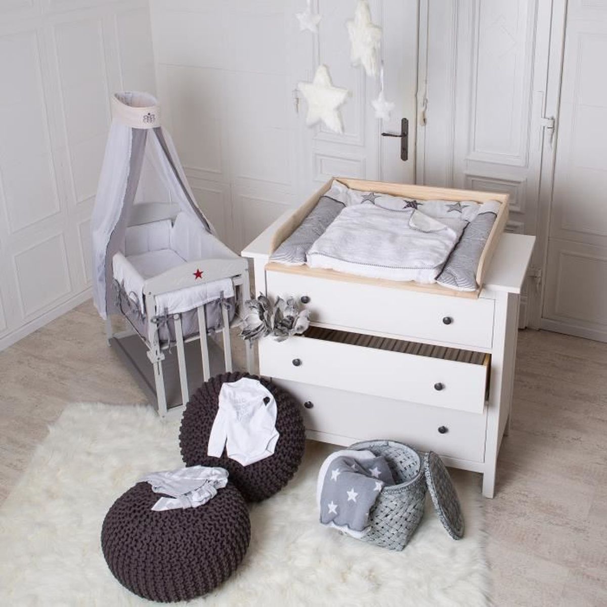 Bois naturel! plan à langer pour tous les commodes ikea hemnes ...