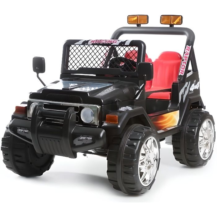 4X4 jeep électrique pour enfant noir 12V Achat / Vente voiture 4X4