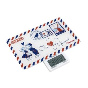 BESTRON AKS300H Balance de cuisine - Design carte postale We Love Holland - Bleu/Blanc/Rouge