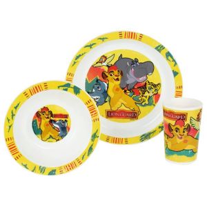 Disney Roi Lion Ensemble lunch : Assiette - Verre - Bol