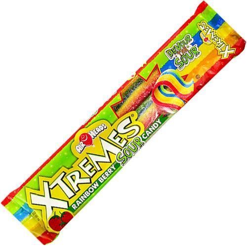 Air Heads Xtremes Rainbow Berry Sour Candy 2 OZ (57g ...