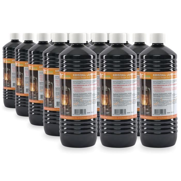 Huile pour lampe - inodore 15 x 1 L - Achat / Vente aide a l'allumage
