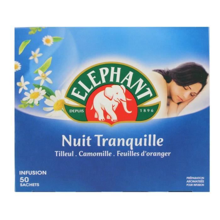 ELEPHANT - Infusion Tilleul Citron 28G - Lot De 4 - Au Quotidien