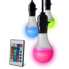 AMPOULE - LED - HALOGENE  Ampoule Led couleurs - 16 combinaisons - 4 Effets