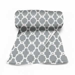 TODAY Plaid bimotif Faience 125x150 cm ciment