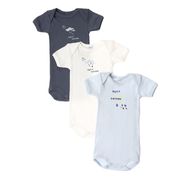 BODY  PETIT BATEAU Lot de 3 Body Garçon