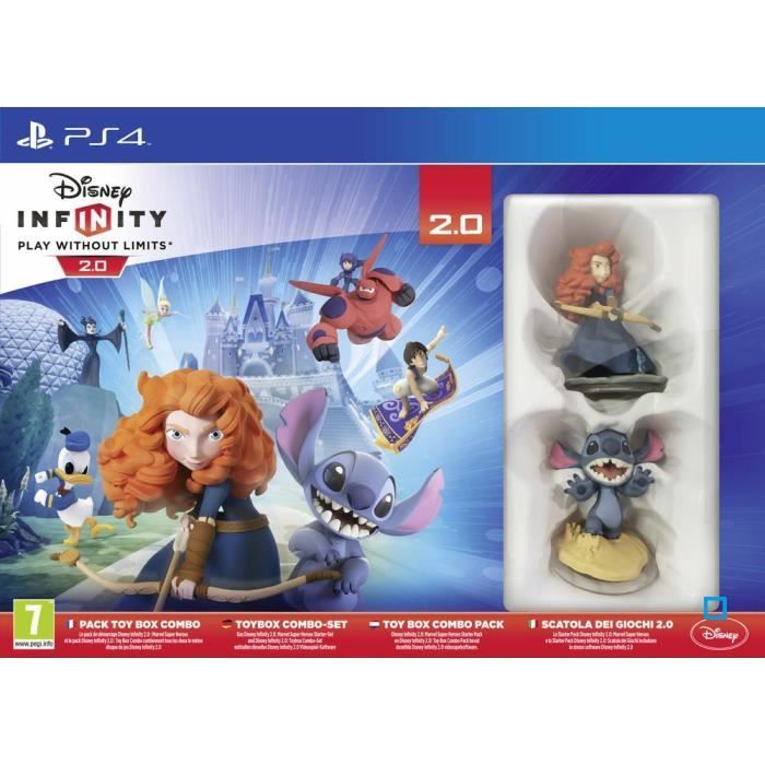 Pack Disney Infinity 2.0 Toy Box Combo PS4 Achat / Vente jeu ps4