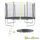 Pack trampoline Ø 370cm Okapi, avec filet, échelle