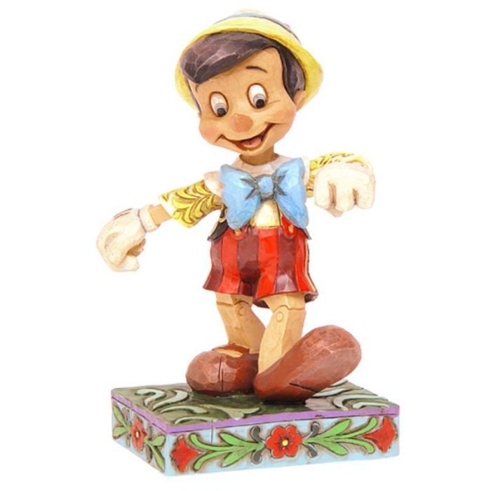 Figurine Pinocchio et Jiminy Cricket 75 ans  Disney Trraditions Jim shore 