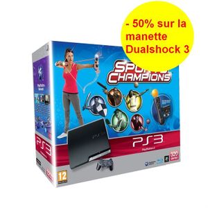 PLAYSTATION 3 PACK PS3 320 Go MOVE SPORTS CHAMPIONS
