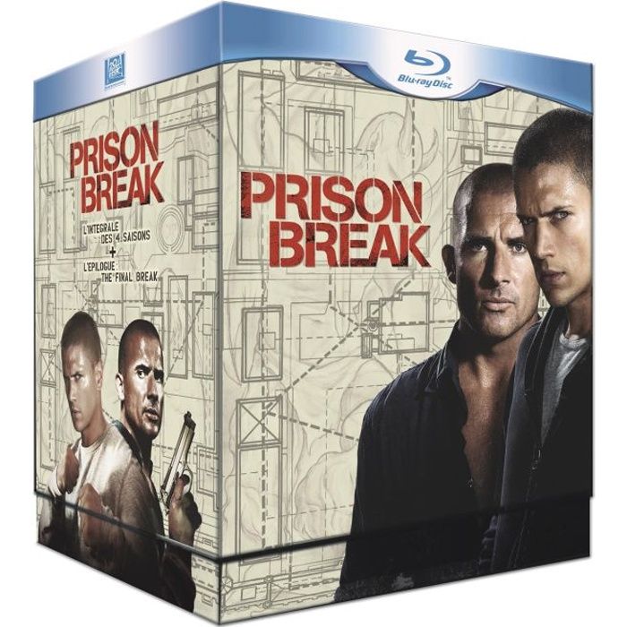 Prison Break, saison 1 à 4 en BLU RAY SERIE TV pas cher  
