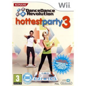 WII DDR HOTTEST PARTY 3 + TAPIS / JEU + ACCESSOIRE POU