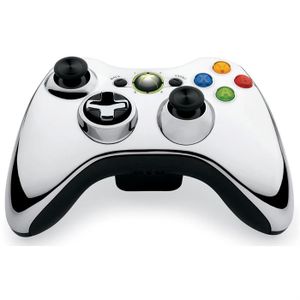 MANETTE MANETTE SANS FIL CHROME ARGENT / XBOX 360 MANETTE MANETTE SANS FIL CHROME ARGENT / XBOX 360