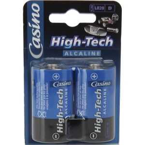 CASINO High-Tech - Piles alcalines - LR20