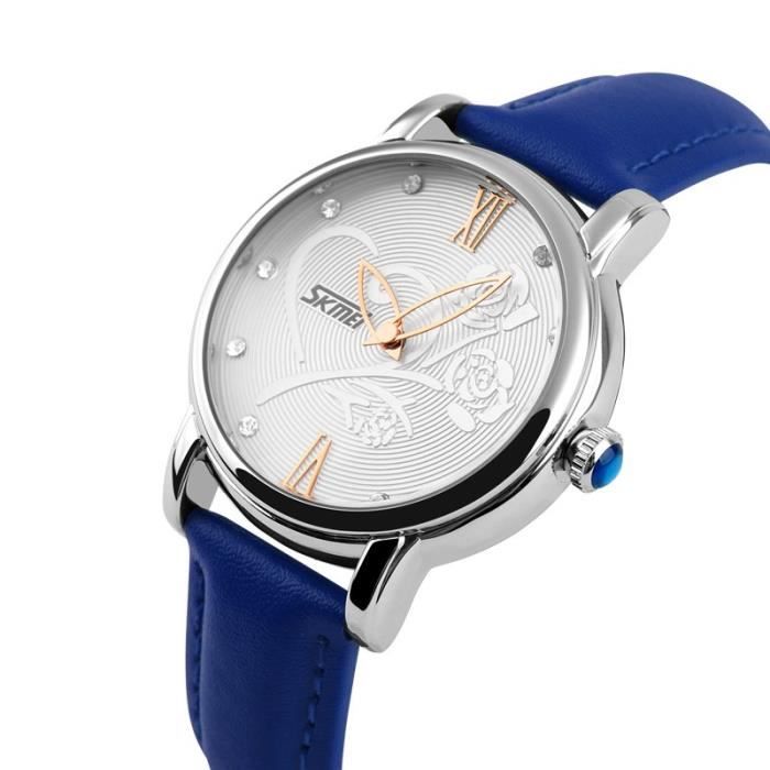 Montre Marque Bleu Quartz