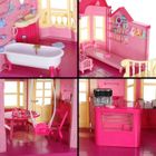 POUPEE-POUPON Grande Maison pliable, Adaptée Barbie et Steffi