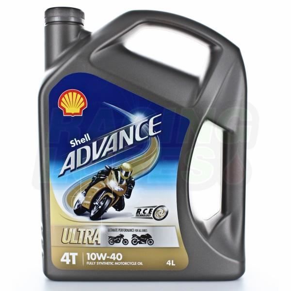 Olio Motore Shell Advance Ultra 4T 10W-40 - Tanica Da 4 Litri, API SM, JASO MA2 - Foto 3