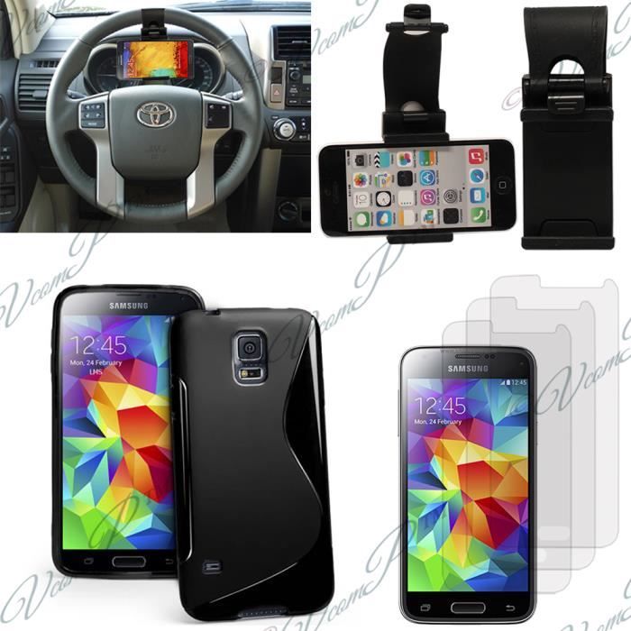 Pour Samsung Galaxy S5 Mini G800F G800H Duos: Lot 5 accessoires