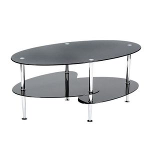 TABLE BASSE Table basse "JOKO" en verre TABLE BASSE Table basse "JOKO" en verre
